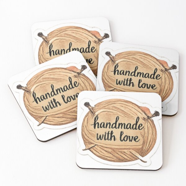 Item preview, Handmade with Love - Yarn Ball Craft Label designed and sold by sadedream.