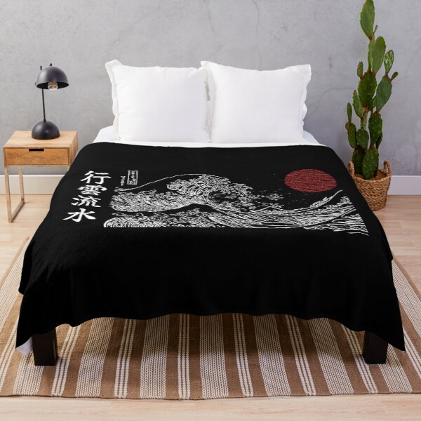 Item preview, Zen Philosophy Great Wave - Koun Ryusui Dark Aesthetic designed and sold by MadeByDesire.