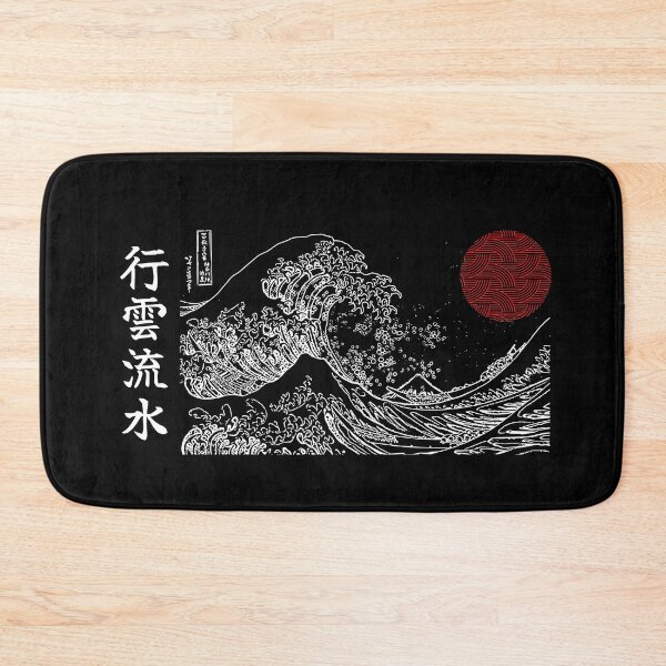 Item preview, Zen Philosophy Great Wave - Koun Ryusui Dark Aesthetic designed and sold by MadeByDesire.