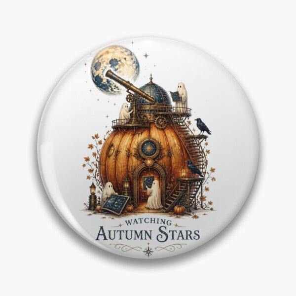 Item preview, Watching Autumn Stars Pumpkin designed and sold by Sovereign Supply Co..