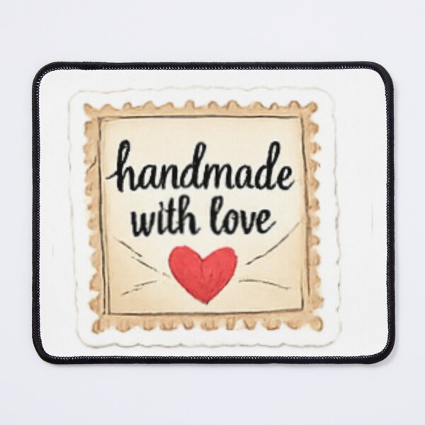Item preview, Handmade with Love - Postage Stamp Style Label designed and sold by sadedream.