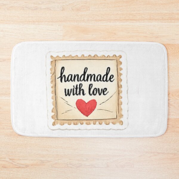Item preview, Handmade with Love - Postage Stamp Style Label designed and sold by sadedream.