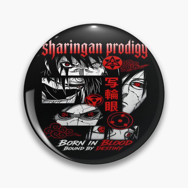 Aperçu de l'œuvre Prodige du Sharingan du clan Uchiha | Né dans le sang, lié par le destin - Design esthétique créée et vendue par Trinidesigns123.