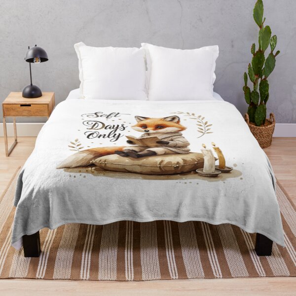 Item preview, Soft Days Only Cute Vintage Fox Woodland Nursery Decor designed and sold by AQUILAKREO.