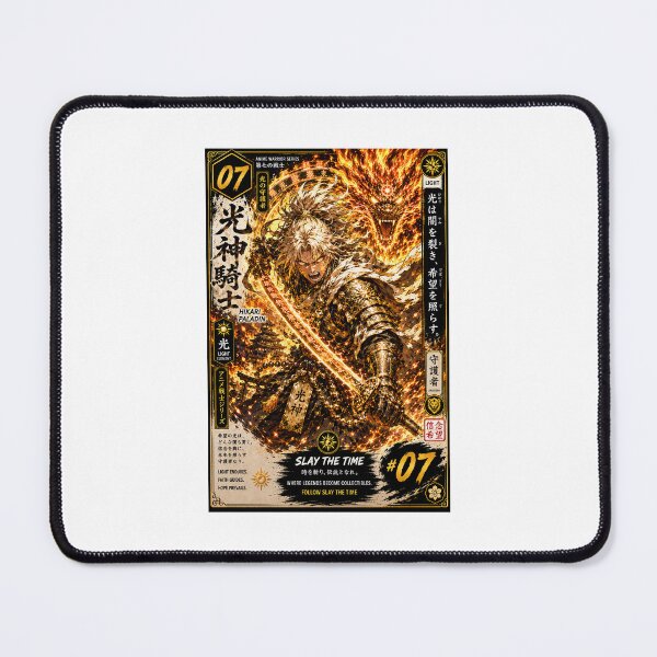 Item preview, Hikari Paladin – Light Guardian | Anime Warrior Series #07 | Japanese Fantasy Warrior Sticker | Slay The Time designed and sold by SLAYTHESPACE.