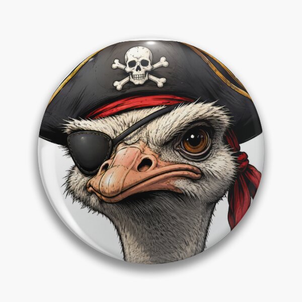 Item preview, Pirate ostrich designed and sold by karlosss.