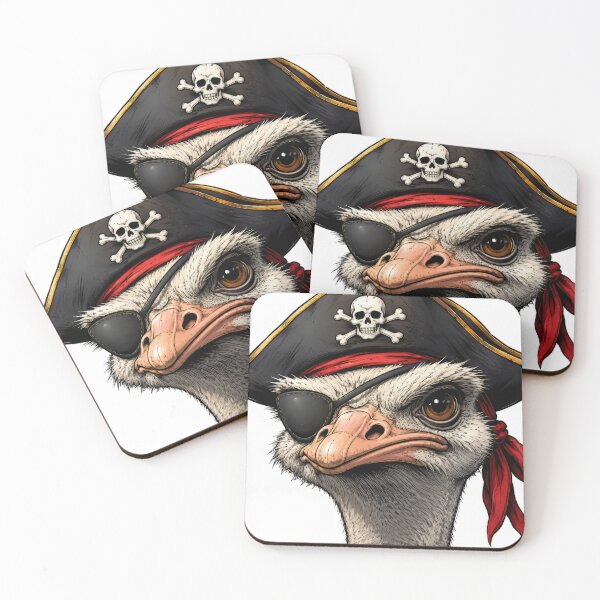 Item preview, Pirate ostrich designed and sold by karlosss.