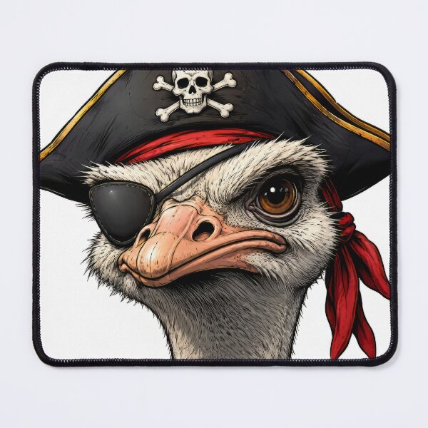 Item preview, Pirate ostrich designed and sold by karlosss.