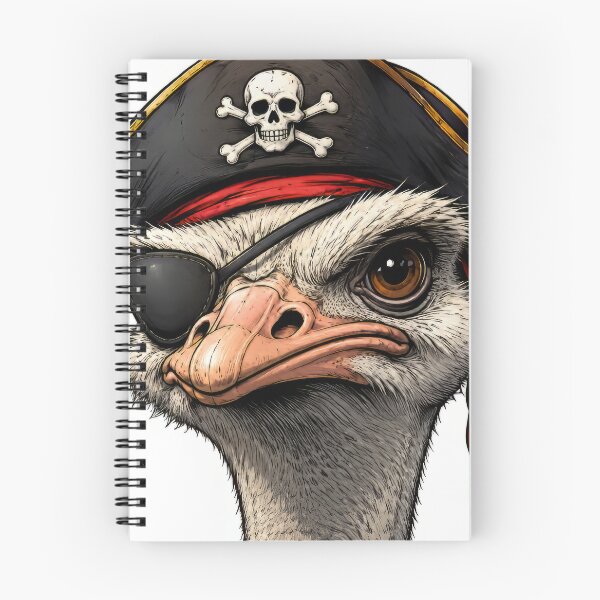 Item preview, Pirate ostrich designed and sold by karlosss.