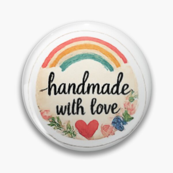 Item preview, Handmade with Love - Rainbow Craft Label designed and sold by sadedream.