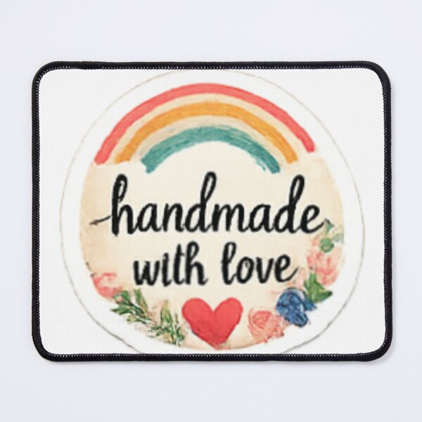 Item preview, Handmade with Love - Rainbow Craft Label designed and sold by sadedream.