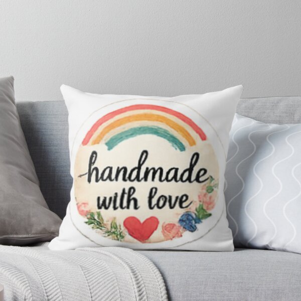 Item preview, Handmade with Love - Rainbow Craft Label designed and sold by sadedream.
