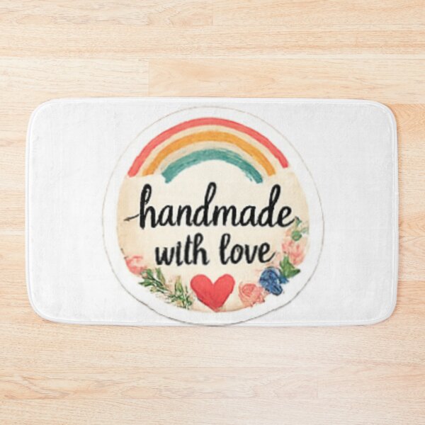 Item preview, Handmade with Love - Rainbow Craft Label designed and sold by sadedream.