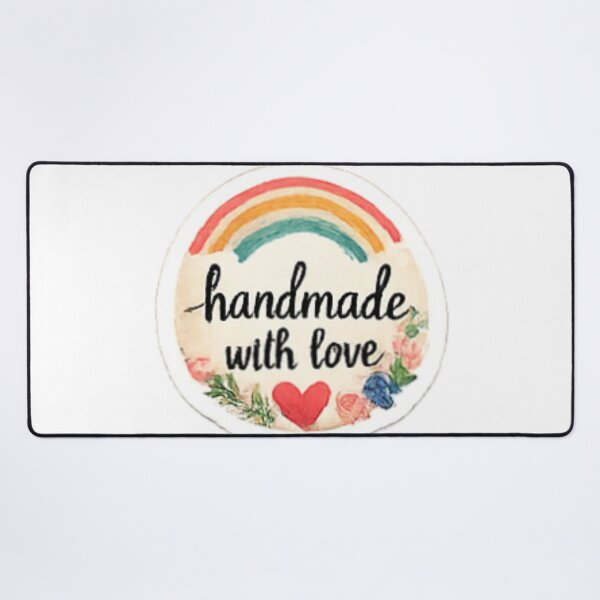 Item preview, Handmade with Love - Rainbow Craft Label designed and sold by sadedream.