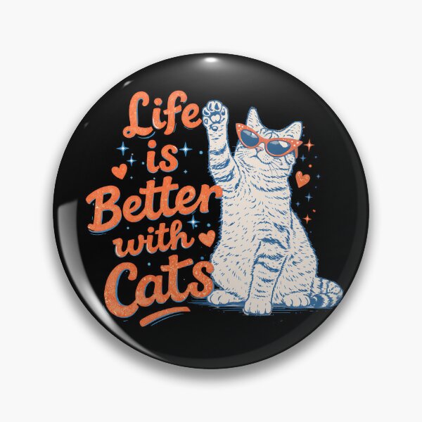 Item preview, Life is Better with Cats - Retro Sunset Cat Lover Shirt designed and sold by ayion.