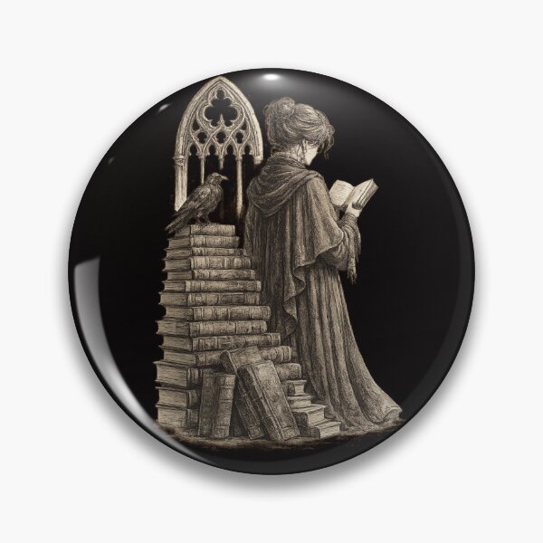 Item preview, Victorian Gothic Librarian Ink Sketch designed and sold by Tadeusz1.