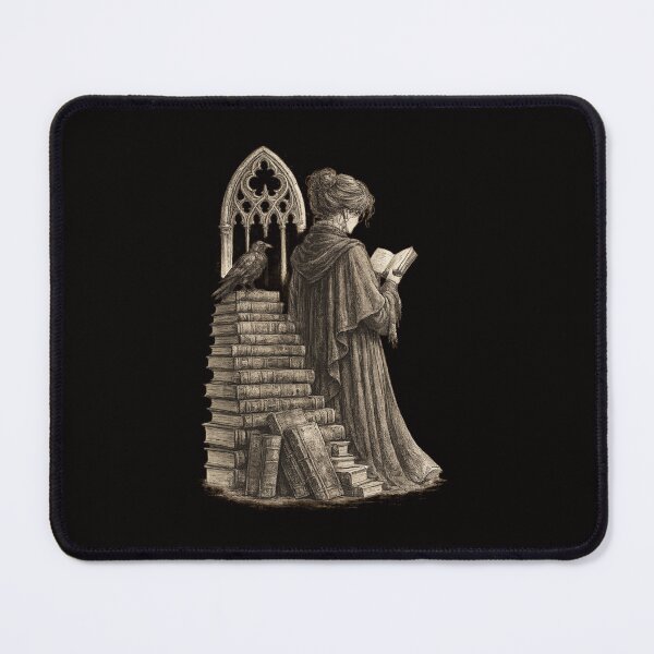 Item preview, Victorian Gothic Librarian Ink Sketch designed and sold by Tadeusz1.