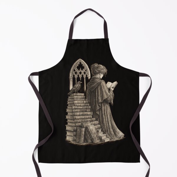 Item preview, Victorian Gothic Librarian Ink Sketch designed and sold by Tadeusz1.
