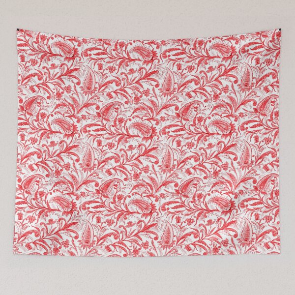 Item preview, Floral pattern in red designed and sold by bokasin.