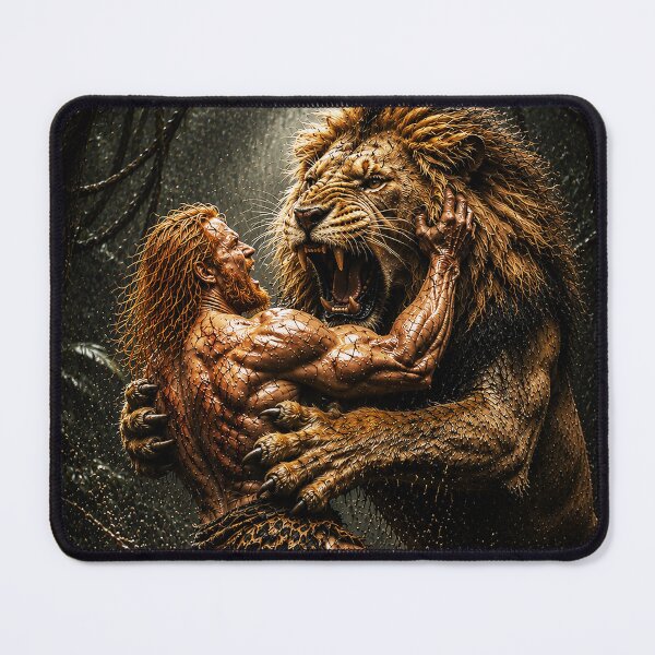 Item preview, EPIC NATURE - Man and a Lion designed and sold by MetusArt.