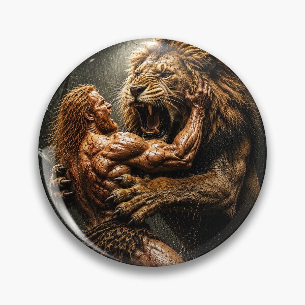 Item preview, EPIC NATURE - Man and a Lion designed and sold by MetusArt.