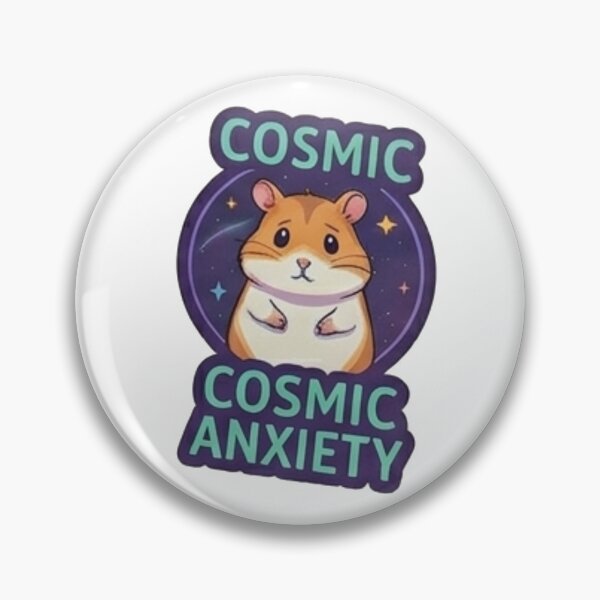 Item preview, Cosmic Anxiety Cute Hamster Space Aesthetic designed and sold by Rehnair.