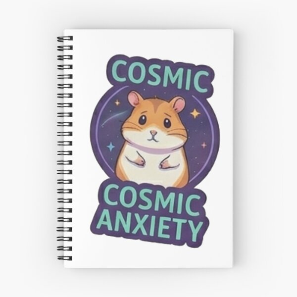 Item preview, Cosmic Anxiety Cute Hamster Space Aesthetic designed and sold by Rehnair.