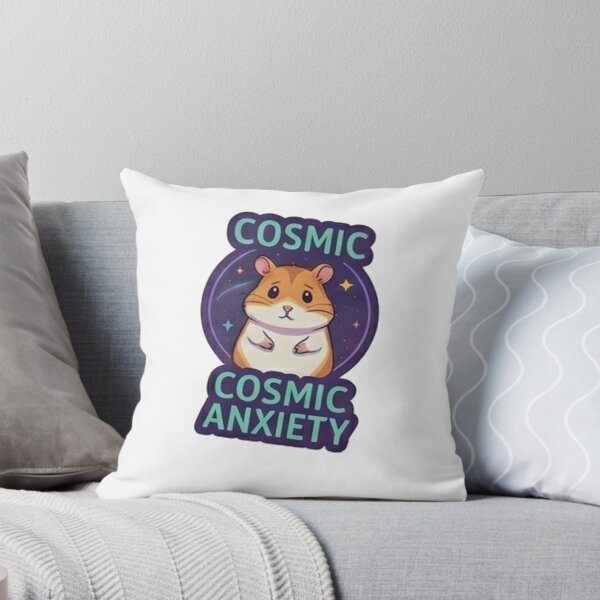 Item preview, Cosmic Anxiety Cute Hamster Space Aesthetic designed and sold by Rehnair.