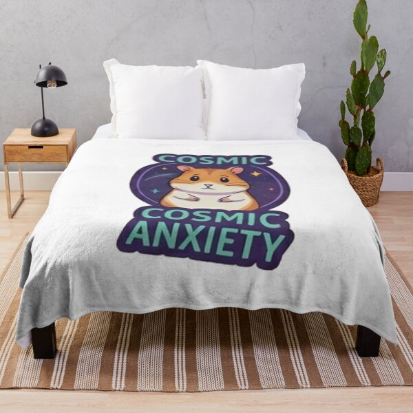 Item preview, Cosmic Anxiety Cute Hamster Space Aesthetic designed and sold by Rehnair.