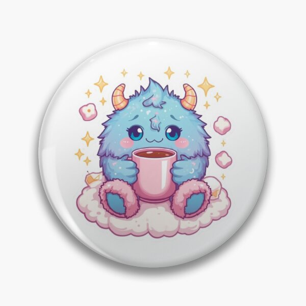 Item preview, Fluffo Monster | Adorable Fluffy Creature Kawaii Streetwear Art designed and sold by Stylestickers55.