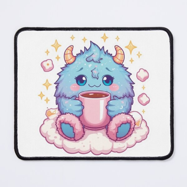 Item preview, Fluffo Monster | Adorable Fluffy Creature Kawaii Streetwear Art designed and sold by Stylestickers55.