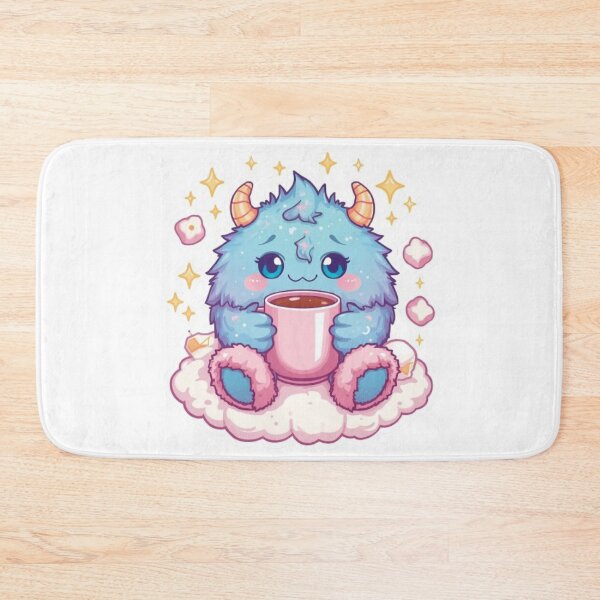 Item preview, Fluffo Monster | Adorable Fluffy Creature Kawaii Streetwear Art designed and sold by Stylestickers55.