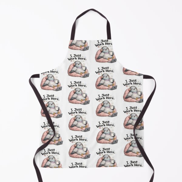 Item preview, I Just Work Here Pigeon Sticker | Funny Office Bird Meme designed and sold by Doodle ⭐⭐⭐⭐⭐.