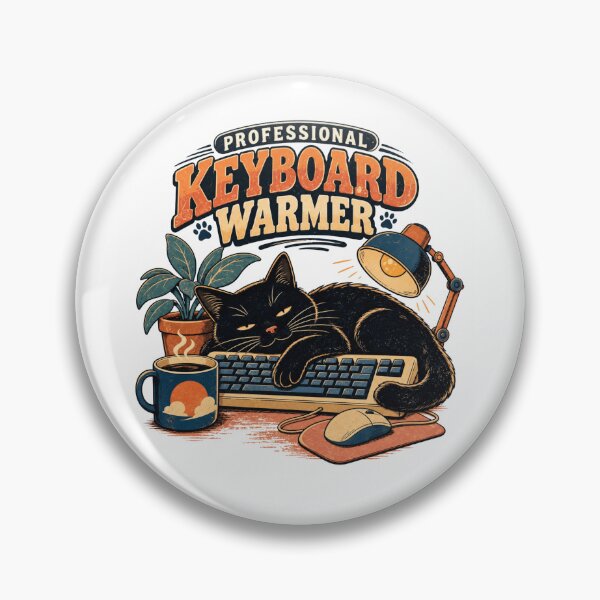 Item preview, Professional Keyboard Warmer – Funny Black Cat Shirt designed and sold by Ashley critters.