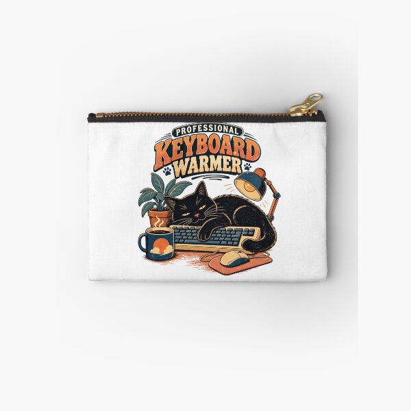 Item preview, Professional Keyboard Warmer – Funny Black Cat Shirt designed and sold by Ashley critters.
