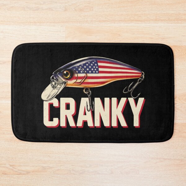 Artikelvorschau, Lustiger Crankbait-Angelköder mit USA-Flagge zum Vatertag entworfen und verkauft von Dabbing Turtle Designs.