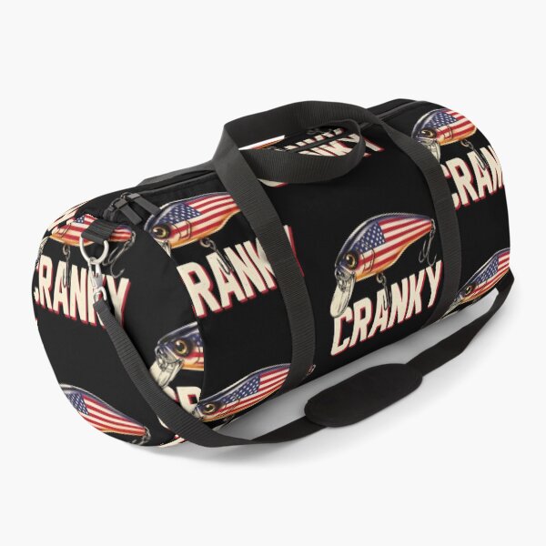 Item preview, Cranky USA Flag Funny Crankbait Fishing Lure Fathers Day designed and sold by Dabbing Turtle Designs.