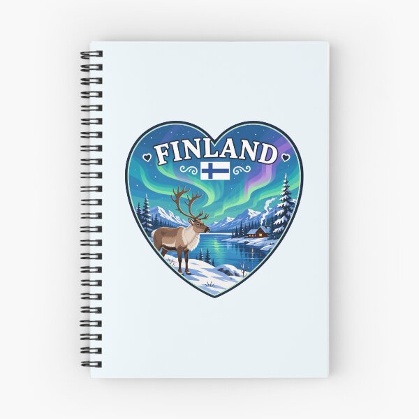 Item preview, Finland Heart Shape Design designed and sold by Myra365Art.