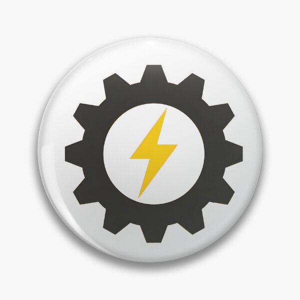 Item preview, Electrician Lightning Bolt Gear Design designed and sold by VINTOR-.