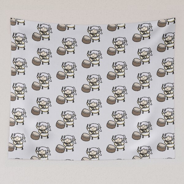 Item preview, Frieren practicing Taiko - A Thousand Years of Magic Funny designed and sold by TheStickLab.