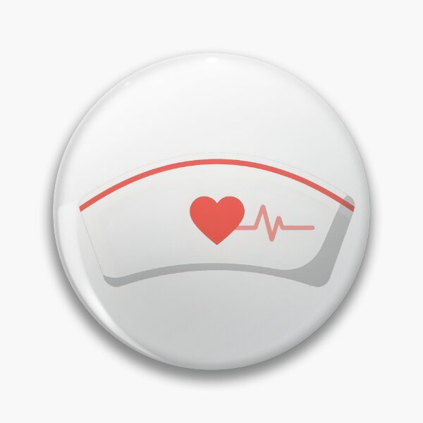 Item preview, Nurse Cap Heart Pulse Line Illustration designed and sold by VINTOR-.