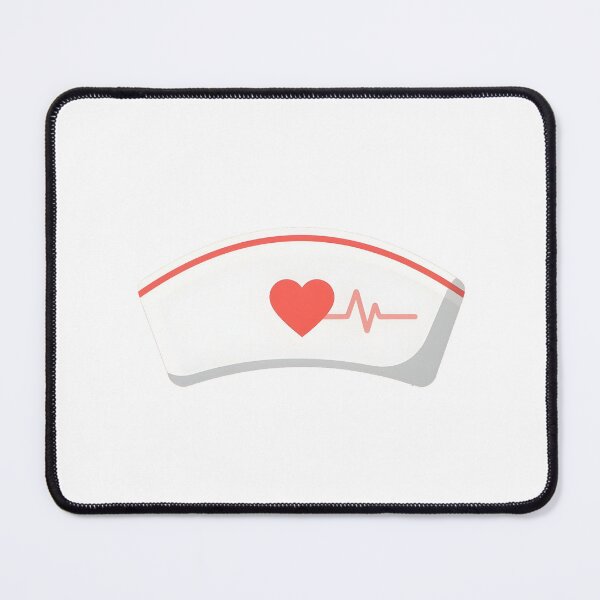 Item preview, Nurse Cap Heart Pulse Line Illustration designed and sold by VINTOR-.