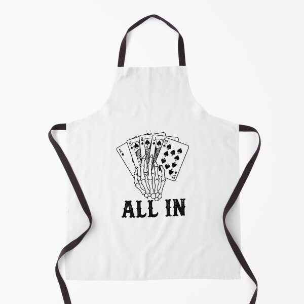 Item preview, ALL IN - Skeleton Hand Royal Flush Poker designed and sold by Zazz Lee.