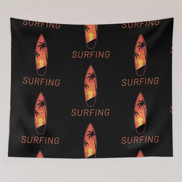 Item preview, Tropical Surfing Ocean Sunset designed and sold by MySimpleFlow.