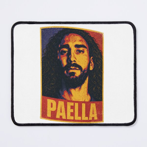 Item preview, Marc Cucurella Paella Hope Poster Funny Soccer Shirt designed and sold by darkdotsdesigns.