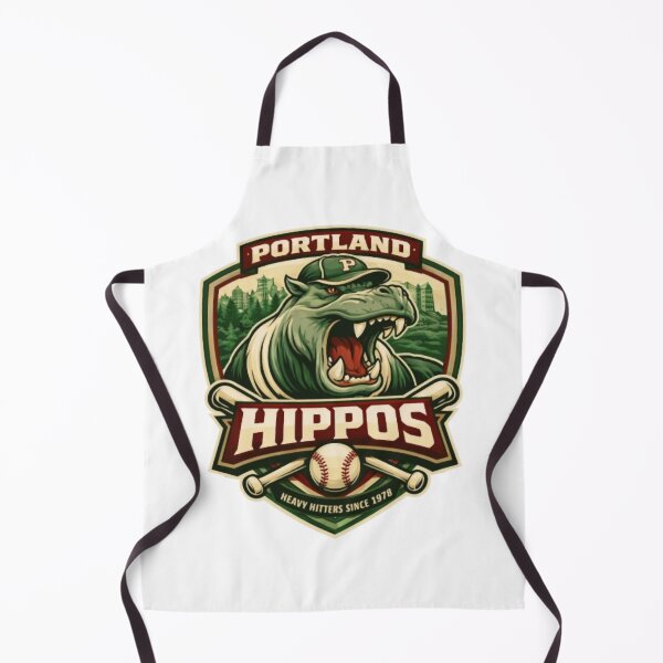 Item preview, Portland Hippos Vintage Baseball Retro Team Logo Tee, Fictional For Men designed and sold by KirbyDa.