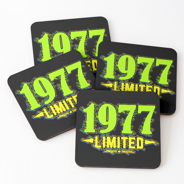 Item preview, 1977 Limited Edition | Neon Glitch Design Birthday 1977 Years designed and sold by AstronautMerch.