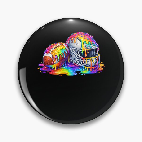 Item preview, Football Drip Art - Rainbow Splash Football Shirt Gift for Daughter Son designed and sold by ayion.