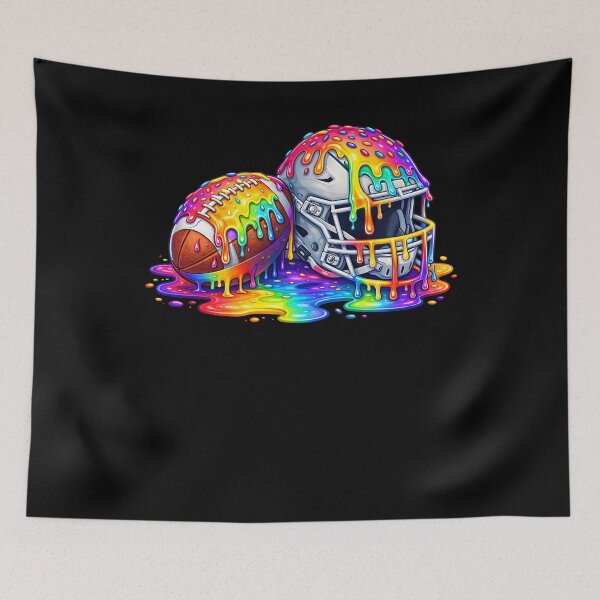 Item preview, Football Drip Art - Rainbow Splash Football Shirt Gift for Daughter Son designed and sold by ayion.