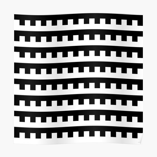 BW Tessellation 5 1 Poster
